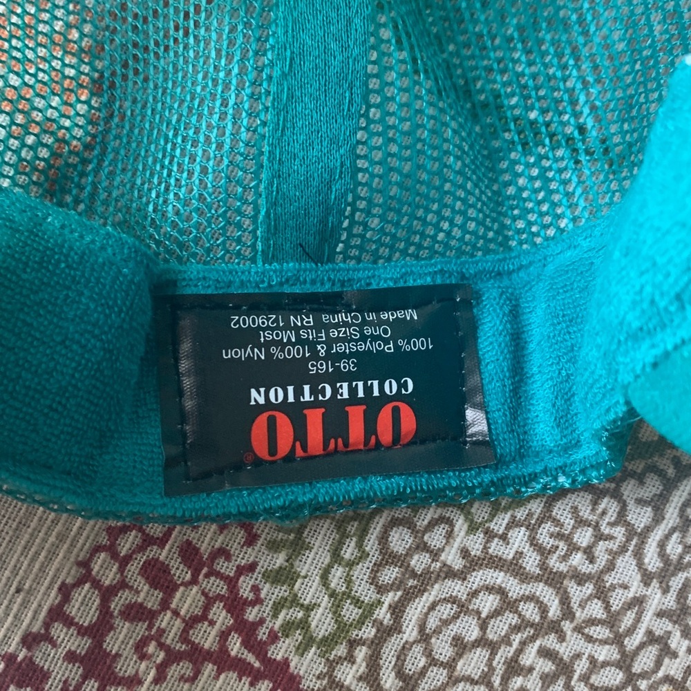ALOHA Collection Aqua Mesh SnapBack Foam Panel Trucker Cap NWOT - Picture 5 of 7